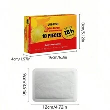 10 piezas/Paquete Calentador de manos autocalentable y apto para uso en exteriores durante el invierno, para calentar el Body en casa