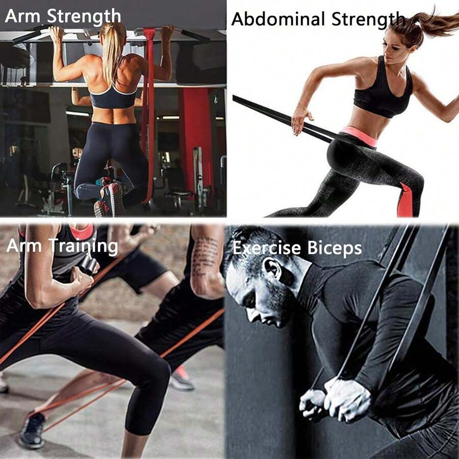 4 Ensembles De Bandes De Résistance De Fitness Machine De Gymnastique