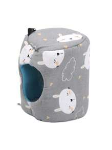 仓鼠柔软保暖床，老鼠吊床，松鼠冬季宠物玩具仓鼠笼屋，悬挂式窝垫屋床，动物老鼠鼠窝 - 彩色 - 查看 13