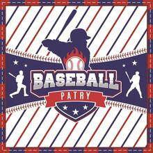 20 件/包棒球主题餐巾，适用于运动派对、派对用品、派对装饰品促销 - 彩色 - 查看 5