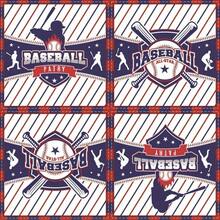 20 件/包棒球主题餐巾，适用于运动派对、派对用品、派对装饰品促销 - 彩色 - 查看 6