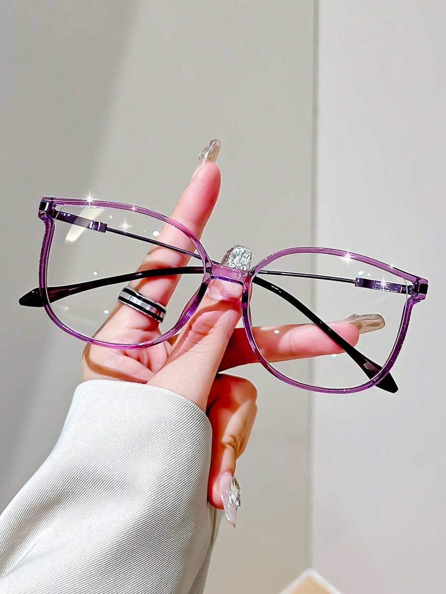 1pair Fashion Cat Eye Reading Glasses, Vintage Look Readers For Women, Magnification From +1.0 To +4.0 To Relieve Eye Fatigue