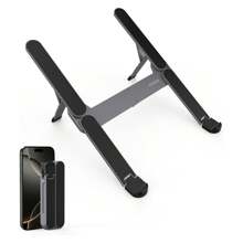 SODI Adjustable Foldable Laptop Stand For 10-15.6" Laptops, Portable Desk Riser Holder, Black SODI 314 - màu đen - Xem 1