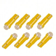 5 X T5 COB 12v LED T5 Penguin Car Dashboard Bulb - 紅色 - 查看 2