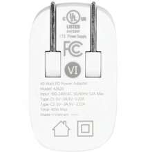 Monoprice USB-C Charger, 40W 2-Port PD GaN Technology Foldable Wall Charger White, Power Delivery For IPad Pro, IPhone 15/14/Plus/Pro/Pro Max Pixel - 玫瑰金 - 查看 6