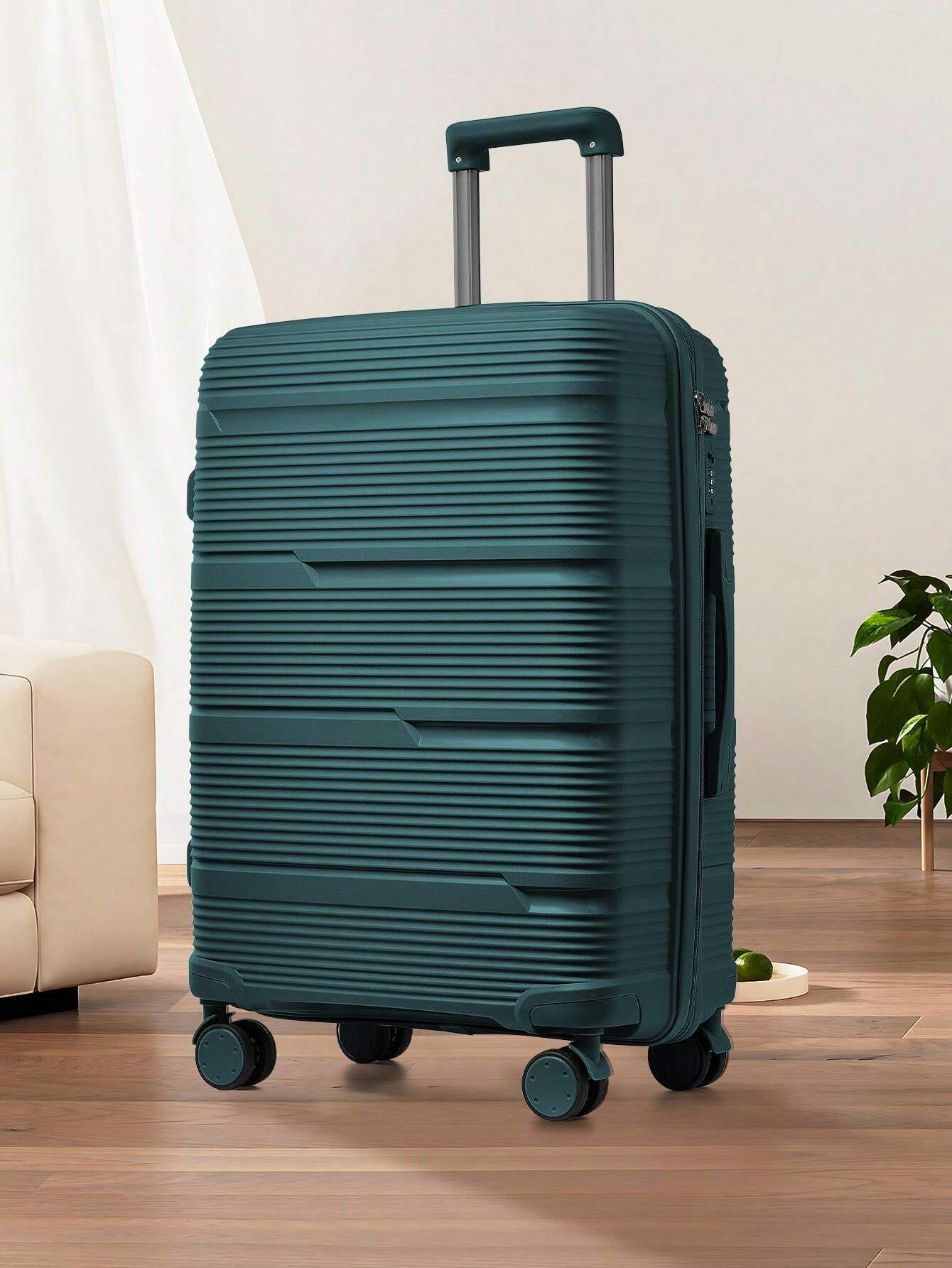 Floless Carry On Luggage Hard Shell Travel Trolley 4 Spinner Wheels