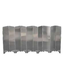 1 tấm chắn gió bếp gas cắm trại ngoài trời dã ngoại nấu ăn màn chắn gió bằng hợp kim nhôm màn chắn gió bếp cắm trại ngoài trời gấp gọn màn chắn gió 10 tấm nhôm di động cắm trại nấu ăn màn chắn gió đồ nấu ăn bếp màn chắn gió bếp hợp kim nhôm có túi rút cho đầu đốt cắm trại màn chắn gió bếp cắm trại di động màn chắn gió gấp gọn ngoài trời dã ngoại BBQ đầu đốt gas màn chắn gió bảo vệ - Bạc - Xem 3