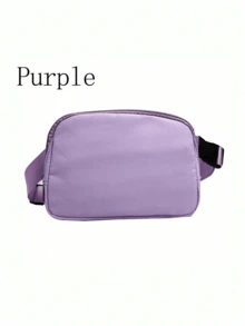 1 chiếc/Túi đeo chéo ngực đa năng màu trơn, Túi đeo hông, Túi thắt lưng mọi nơi có dây đeo có thể điều chỉnh, Túi đeo hông nhỏ, Dùng cho tập luyện, chạy bộ, du lịch, đi bộ đường dài - Nhiều màu - Xem 17