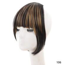 Synthetic 26Colors Real Thick 31g Natural Bang Wig Black Brown Auburn Red Clip In On Bangs Hair