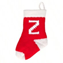 圣诞袜，26个字母刺绣迷你可爱圣诞袜，带白色超柔软布料袜口，尺寸3.3*3.9英寸，是生日、家居装饰、房间装饰和冬季装饰的理想之选。 - 彩色 - 查看 18