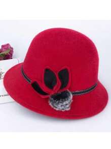 1pc Women's Fashion Sun Protection Elegant Bucket Hat, Suitable For Daily And Outdoor Wear - Solid Color - View 14