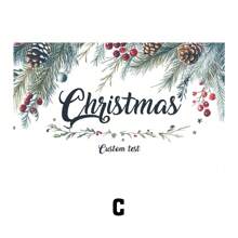 1pc Customized PVC Heat-Resistant Placemat, Creative DIY Name Rectangle Waterproof Oil-Proof Washable Table Mat, Perfect Holiday Gift For Friends, Family, Schoolmates, Housewarming, Christmas Decoration - Multicolor - View 9