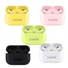 FON-6694 Basike Wireless Headphones White - Hồng - Xem 1