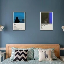 1 张音乐海报、帆布、涂鸦海报、朋友礼物、卧室、客厅、走廊、墙壁艺术、墙壁装饰的理想礼物、无框 - 彩色 - 查看 5