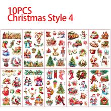 12 tờ hình xăm tạm thời lấp lánh lễ hội: Hoạt hình vui nhộn về Giáng sinh - Người tuyết, Cây thông Noel, Ông già Noel, Chó Giáng sinh, Gấu Bắc Cực, Chim cánh cụt, Thỏ, Khủng long, Lười, v.v. - Hoàn hảo cho Sinh nhật, Tiệc Giáng sinh, Quà tặng, Túi quà, Quà tặng đêm Giáng sinh và Quà tặng tất - Nhiều màu - Xem 10