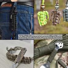10m 7-Strand Utility Rope - Durable Emergency Outdoor Camping Paracord, Suitable For Outdoor Emergencies, Camping And DIY Bracelets