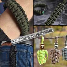 10m 7-Strand Utility Rope - Durable Emergency Outdoor Camping Paracord, Suitable For Outdoor Emergencies, Camping And DIY Bracelets