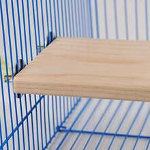 Bird Perch Platform Stand, Chinchilla Hamster Springboard Bird Standing Platform Wood Playground Cage Accessories For Small Anminals