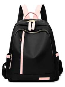 Small Backpack Sophisticated Women's Bag - 黑色 - 查看 1