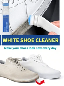 White Shoes Cleaner Waterless Shoes Whitening Agent Stain Removal Bright White Edge Polishing Agent A Wipe That Is White Magic Weapon(Commodity Production Batch Is Different, The Date Of The Package Above And The Commodity Number Will Be Different, The New And Old Packaging Random Delivery, In Kind Shall Prevail, Thank You For Your Understanding!)