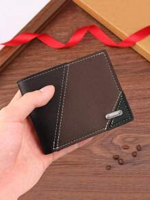 Men's Business Bi-Fold Wallet Patchwork Classic Soft Leather Wallet With Large Capacity Multi Card Slots Credit Card Holder Halloween Christmas Gifts Gift Thanksgiving Vintage For Men Wallet Purse Wallet Men Wallet Leather