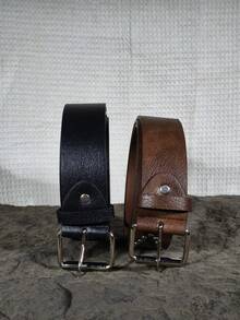 1 chiếc thắt lưng da PU cá tính thường ngày cho nữ, đính đinh tán Punk, thích hợp để đeo hàng ngày - Nhiều màu - Xem 3