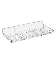 1 Giá để đồ vòi nước cho găng tay, Kệ để đồ phòng tắm gắn tường bằng acrylic, Đồ sắp xếp phòng tắm Trang trí phòng tắm tại nhà Trang trí mùa thu Trở lại trường - Giá lưu trữ acrylic trong suốt - Xem 11