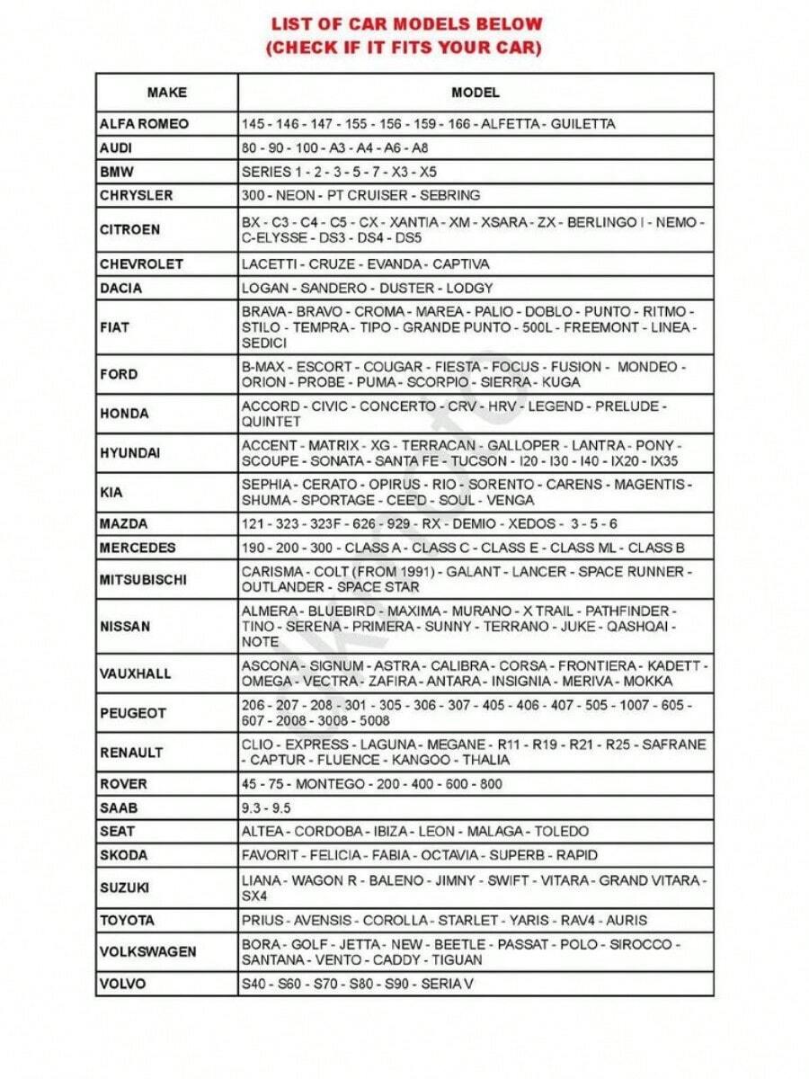 CAR SEAT COVERS Full Set Fit CHRYSLER NEON Leatherette Eco Leathe