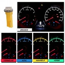T5 Penguin Led Lamp 1 Led 5050 Dashboard Car Motorcycle Universal - 紅色 - 查看 6