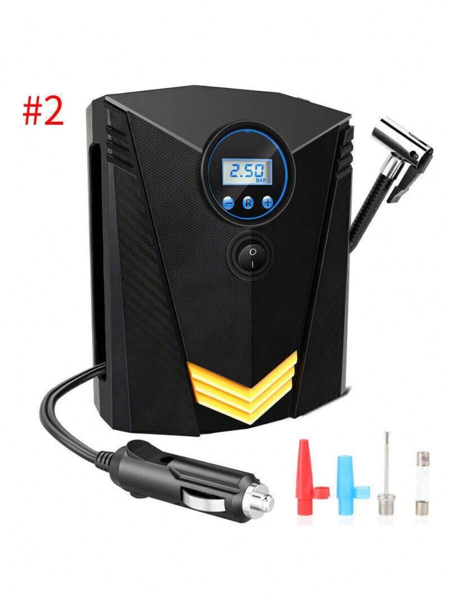 6000mAh Cordless Rechageable Battery Air Compressor Pump Car Tire