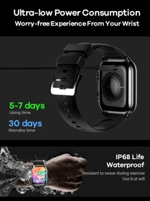 REMAX Remax Smart Watch With 1.96 Inch Colorful AMOLED Screen,Multiple Built-In Watch Faces, Curved Surface Full Fit Touch Screen,Supports Multiple Languages,Compatible With Iphone/Android/Ios,Make/Receive Calls,With Call Functionality, Message Notification, Heart Rate, Sleep Tracking, Pedometer, Sport Modes,  Considerate Gift For Men, Women, Friends, Birthdays