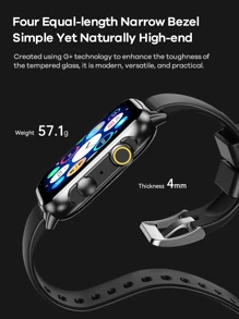 REMAX Remax Smart Watch With 1.96 Inch Colorful AMOLED Screen,Multiple Built-In Watch Faces, Curved Surface Full Fit Touch Screen,Supports Multiple Languages,Compatible With Iphone/Android/Ios,Make/Receive Calls,With Call Functionality, Message Notification, Heart Rate, Sleep Tracking, Pedometer, Sport Modes,  Considerate Gift For Men, Women, Friends, Birthdays