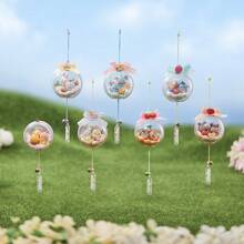 Miniso 1pc Disney Ufufy Flower Series Surprise Blind Box, Random Style Collection Pendant Decor - Cute Wind Chime Toy, Suitable For Home Decoration And Holiday Gifts - Multicolor - View 11