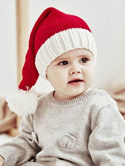 Gorro de Navidad para bebé, lindo y de moda, adecuado para la Navidad y para mantener el calor