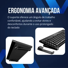 Suporte para Teclado - Universal. - Preto - Visão 3