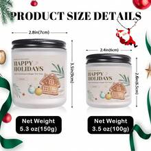 1 Nến thơm hương hoa oải hương Quà tặng Giáng sinh vui vẻ cho phụ nữ Đàn ông Mẹ Đồng nghiệp Bạn bè Gia đình Mùa đông Trang trí Giáng sinh Trang trí nhà Đồ trang trí nhà trong nhà Đèn Cây Trang phục ông già Noel Vòng hoa Quấn tất Trang trí Giáng sinh Quà tặng, Trang trí phòng, Quà tặng - Nhiều màu - Xem 3