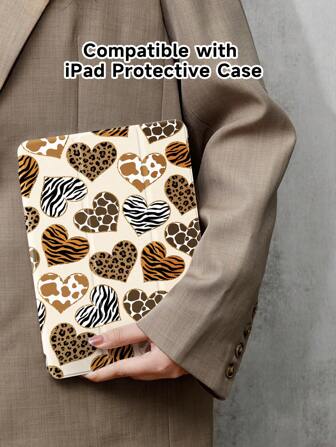 Ayotu 1 件可爱动物印花保护套，适用于三星、苹果、Kindle 电子书平板电脑。保护套有笔槽，支持自动睡眠/唤醒功能。