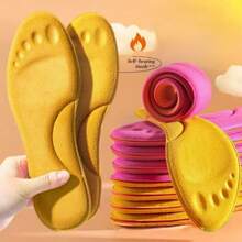 2 双户外露营保暖鞋垫，秋冬季，弹力减震，吸湿排汗，防臭，恒温自加热，可修剪鞋垫，男女皆宜