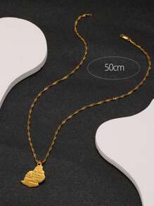 1pc Fashion Personalized Map Pendant Necklace Suitable For Male And Female Couple Jewelry Gifts