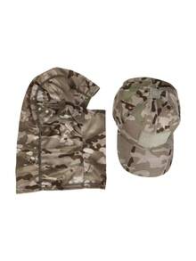 1 chiếc khăn che cổ ngoài trời có tấm chắn mặt, khăn che cổ khi đi bộ đường dài, câu cá, đạp xe, chống nắng - Nhiều màu - Xem 1