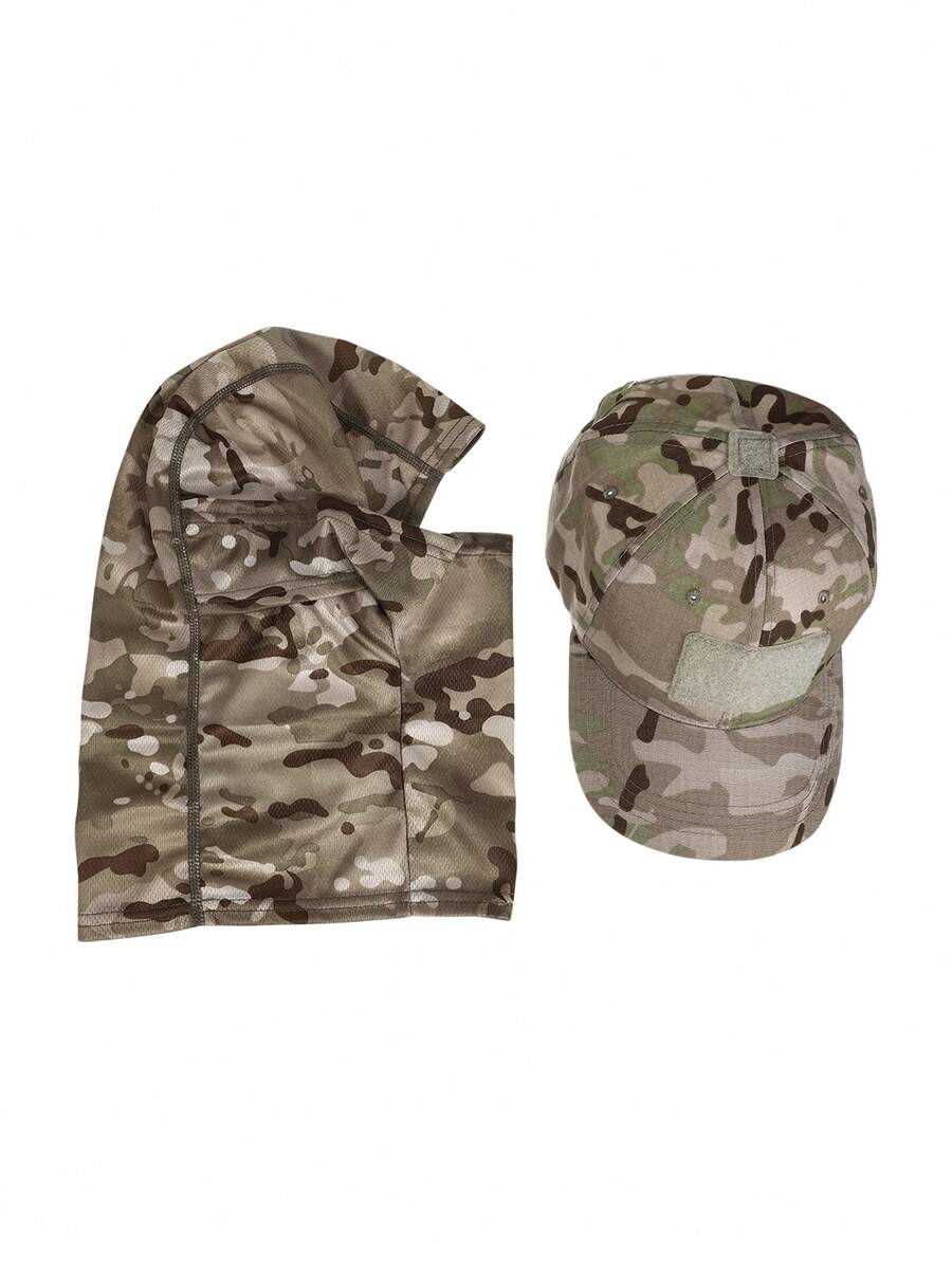 1 chiếc khăn che cổ ngoài trời có tấm chắn mặt, khăn che cổ khi đi bộ đường dài, câu cá, đạp xe, chống nắng - Nhiều màu - Xem 1