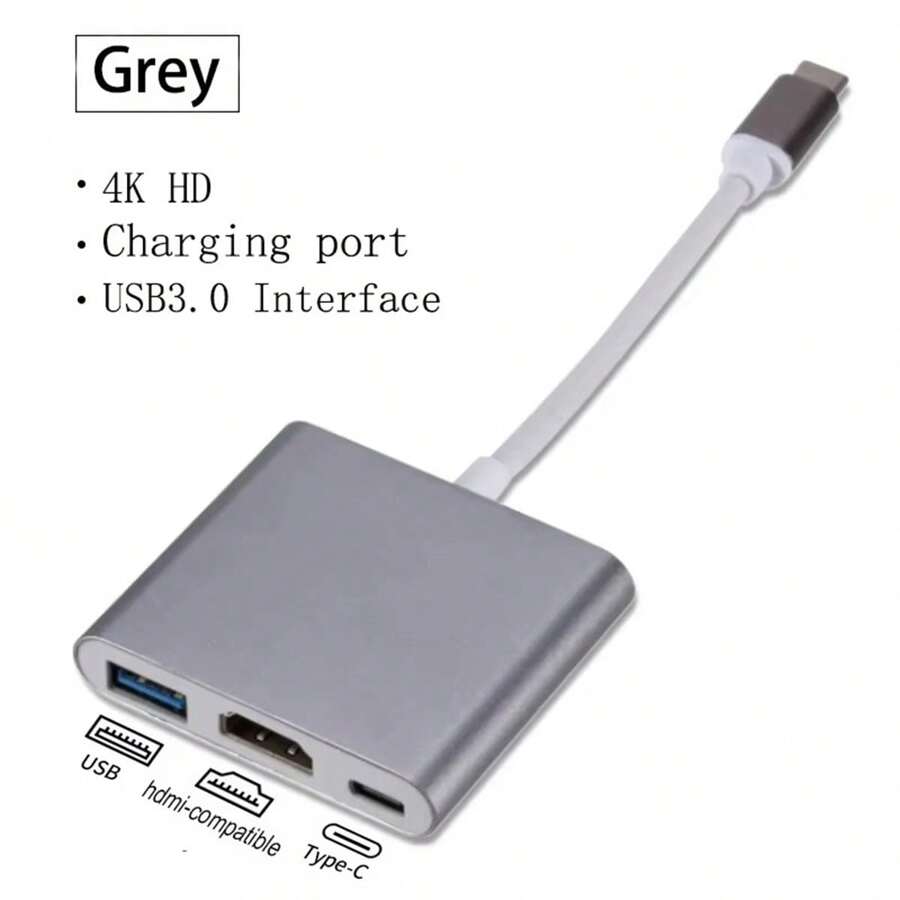 3 IN 1 USB C To Adapter USB 3.1 Hub Type C Charging