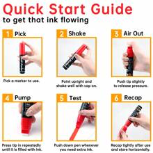 Liquid Chalk Glass Marker: Washable Glass, Car, Mirror Marker Pen - For Windows, Storefront, Weddings, Parades, Parties And Holiday Decorations Back To School - Multicolor - View 12