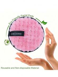 Bộ 6/4/2/1 miếng bọt biển làm sạch màu hồng, Bông mút trang điểm, Bông mút phủ phấn, Bông mút trang điểm, Bông tẩy trang, Miếng trang điểm, Miếng trang điểm sợi siêu mềm, Miếng bọt biển làm sạch mặt và cơ thể, Loại bỏ mụn đầu đen, Làm sạch mặt mềm mại, Miếng tẩy trang, Dụng cụ làm sạch mặt - Hồng - Xem 7