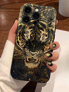 1pc Starry Sky Glittering Protective Phone Case Made Of TPU Material, Compatible With IPhone 11/16 Pro Max/16 Pro/16/15 Pro Max/14 Pro Max And Galaxy/Honor X6A/X7B/X8B - Black - View 3