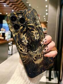 1pc Starry Sky Glittering Protective Phone Case Made Of TPU Material, Compatible With IPhone 11/16 Pro Max/16 Pro/16/15 Pro Max/14 Pro Max And Galaxy/Honor X6A/X7B/X8B - Black - View 2