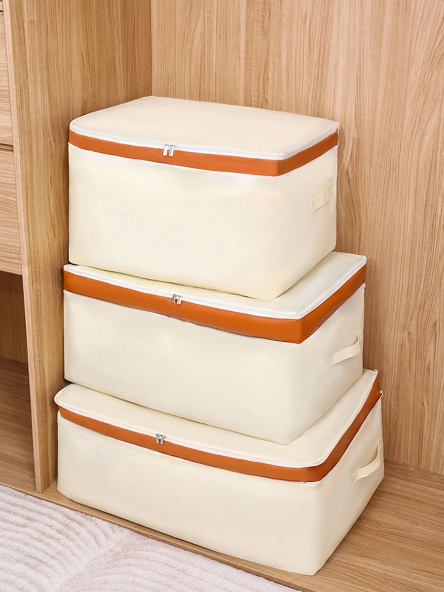 Túi đựng quần áo vải không dệt dung tích lớn, Túi đựng đồ sắp xếp tủ quần áo, Chống thấm nước khi di chuyển hành lý - Nhiều màu - Xem 1