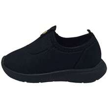 Molekinha Lycra Pearl Girls' Lightweight Comfortable Casual Sneakers - 黑色 - 查看 2