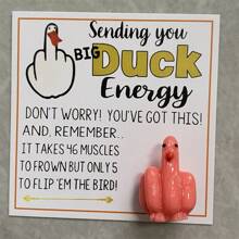 1pc Mini Ngón tay giữa Vịt Thẻ Quà tặng Trang trí Ngày lễ Túi quà thủ công cho Người thân yêu và Bạn bè và Cặp đôi - Nhiều màu - Xem 12