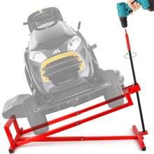 Riding Lawn Mower Lift Jack With 882 Lbs Weight Capacity Telescopic Maintenance Jack For Lawn Mowers And Garden Tractors - Red - View 1